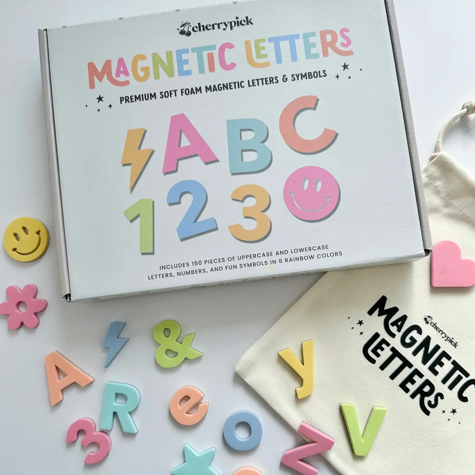 Cherrypick Cherrypick - Soft Foam Magnetic Letters & Symbols 150pc Set (PRE-ORDER)