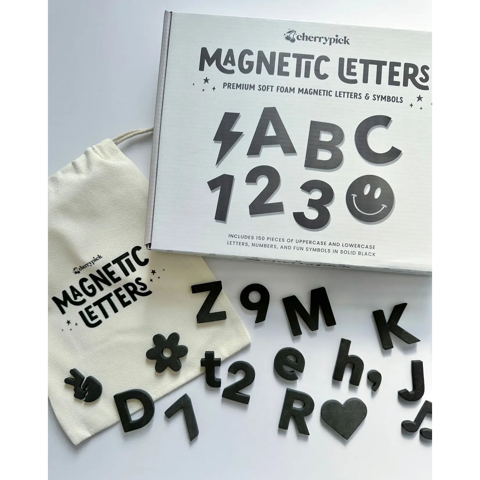 Cherrypick Cherrypick - Soft Foam Magnetic Letters & Symbols 150pc Set (PRE-ORDER)