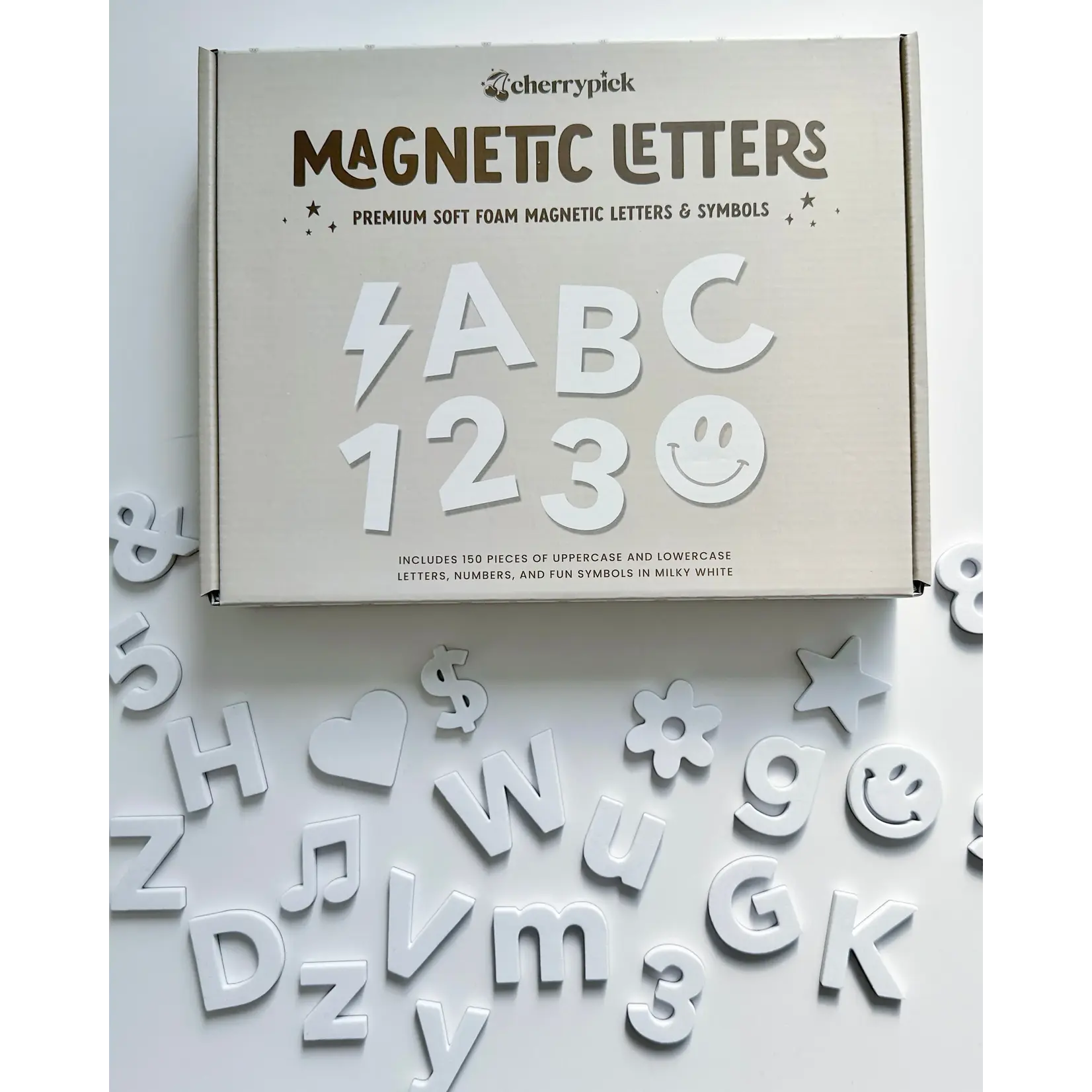 Cherrypick Cherrypick - Soft Foam Magnetic Letters & Symbols 150pc Set (PRE-ORDER)