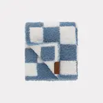 Pip + Phee Pip + Phee - Denim Check Plush Blanket
