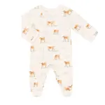 Coccoli Coccoli - Modal Zipper Footie | Cows