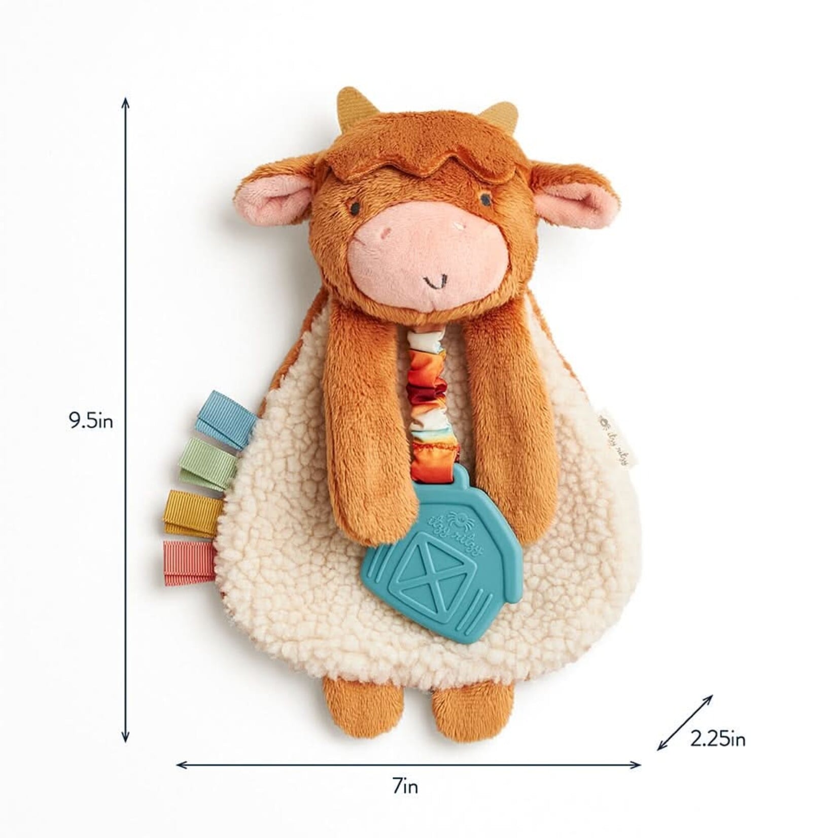 Itzy Ritzy Itzy Ritzy - Itzy Friends Lovey Plush Wyatt The Highland Cow