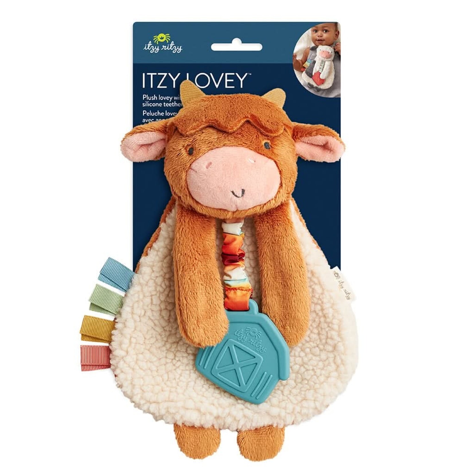 Itzy Ritzy Itzy Ritzy - Itzy Friends Lovey Plush Wyatt The Highland Cow