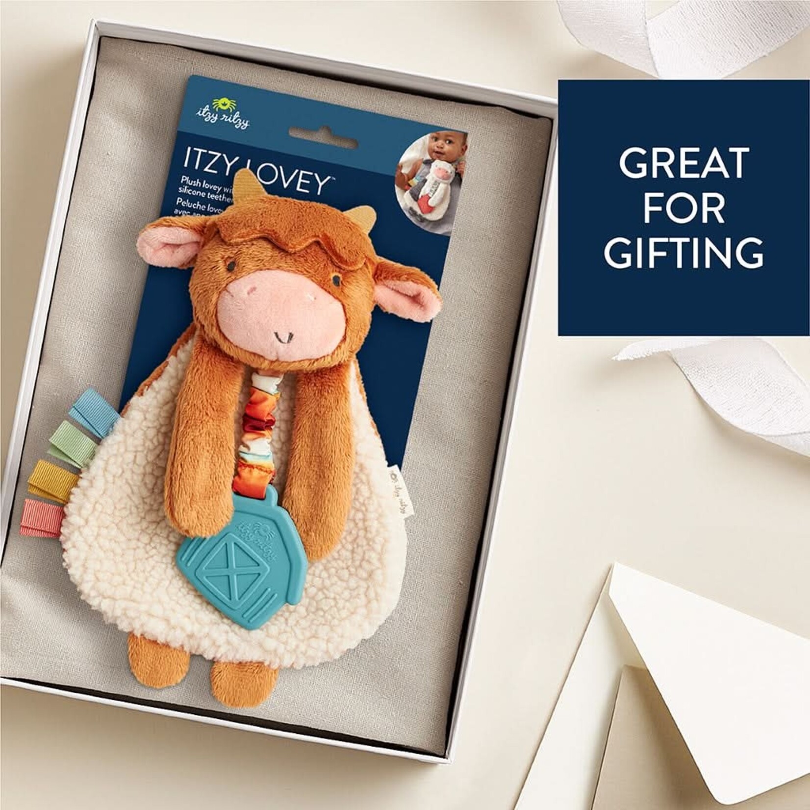 Itzy Ritzy Itzy Ritzy - Itzy Friends Lovey Plush Wyatt The Highland Cow