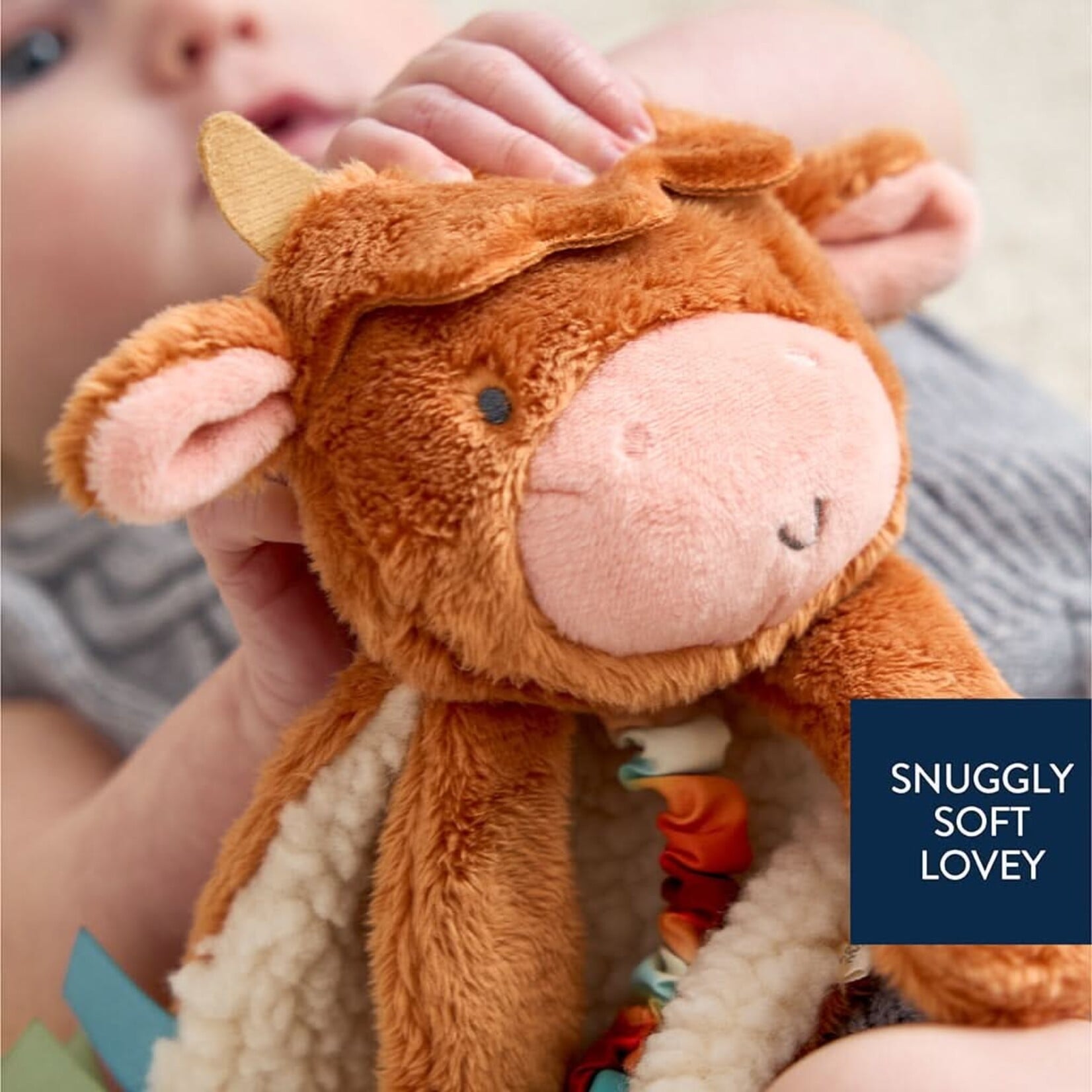 Itzy Ritzy Itzy Ritzy - Itzy Friends Lovey Plush Wyatt The Highland Cow