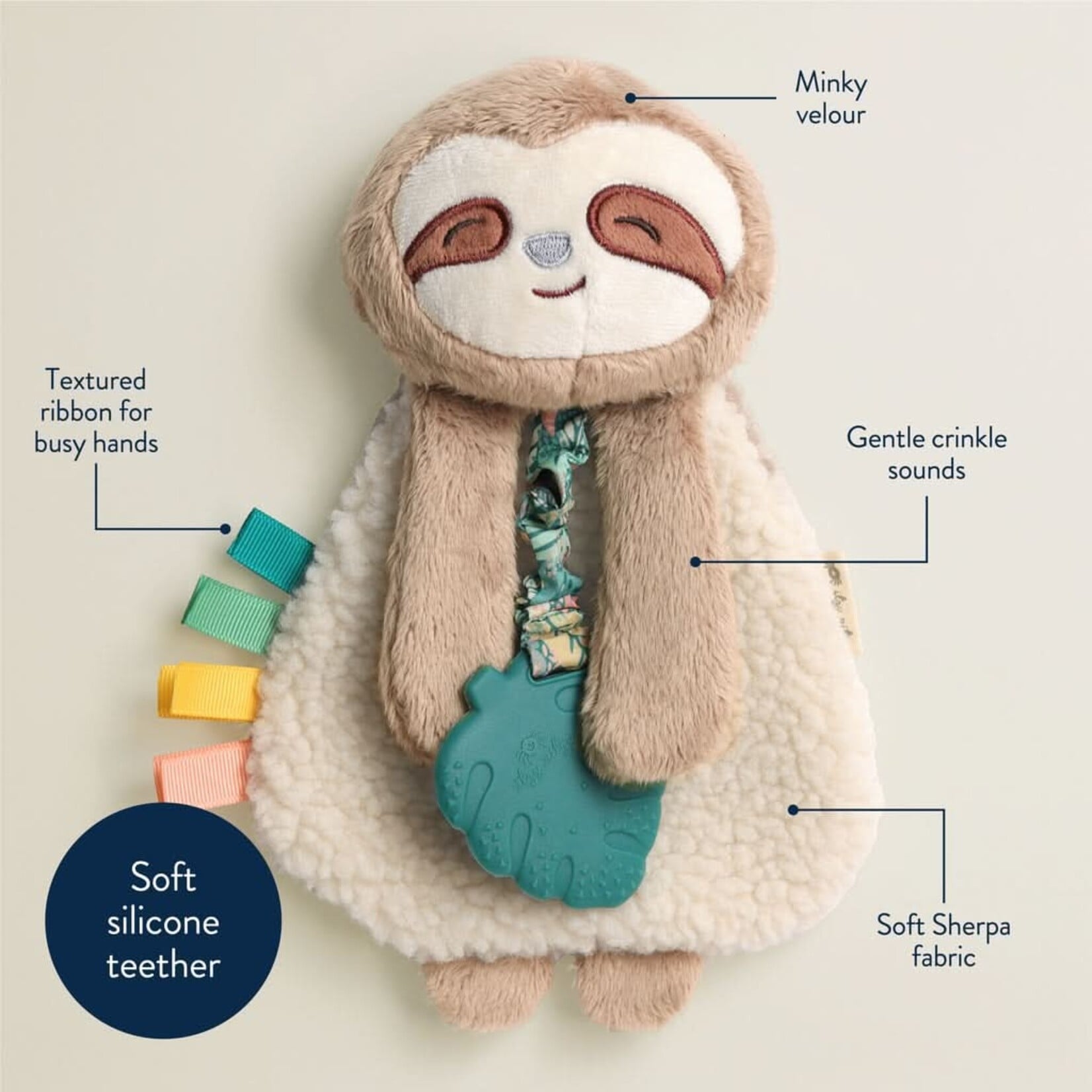 Itzy Ritzy Itzy Ritzy - Itzy Friends Plush Peyton The Sloth