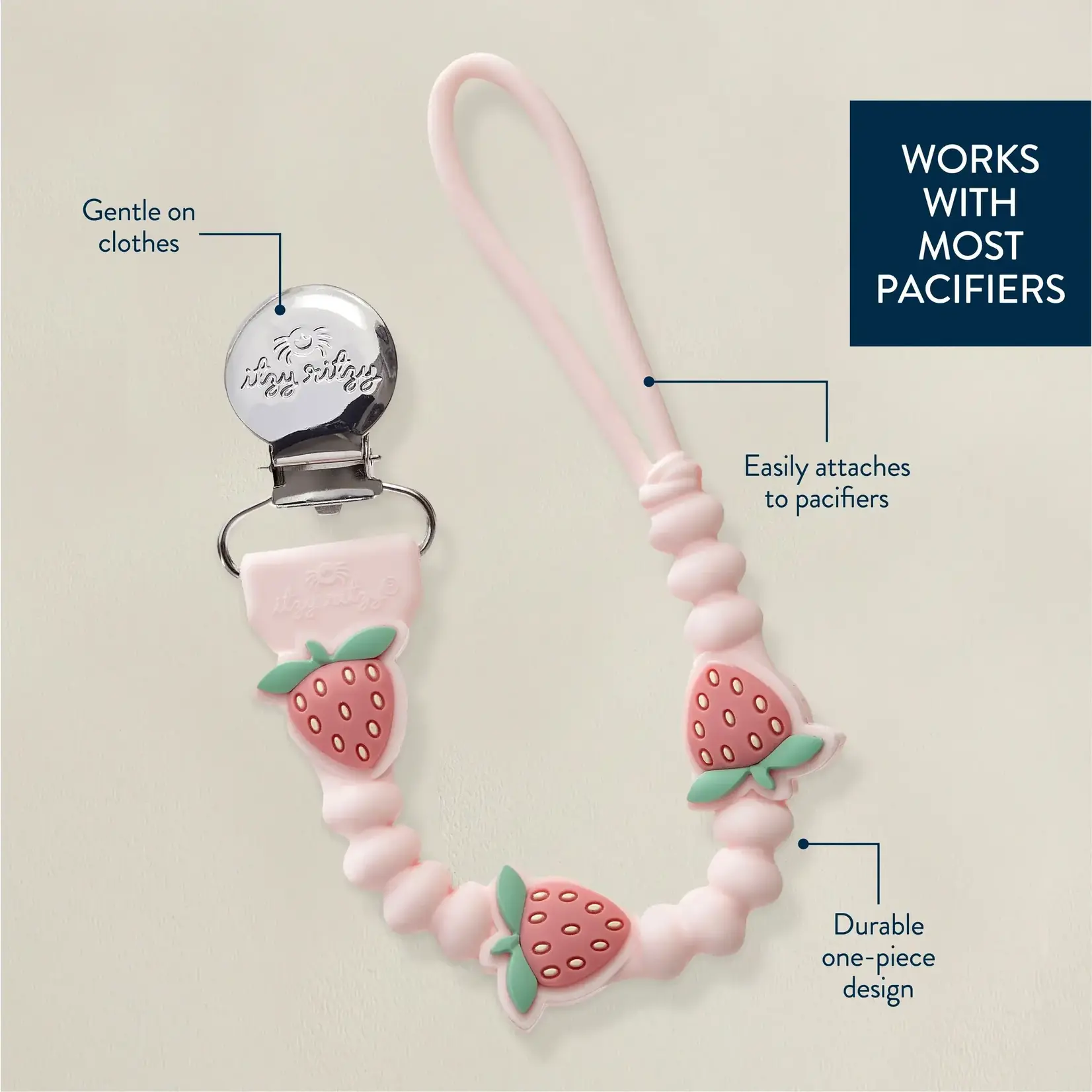 Itzy Ritzy Itzy Ritzy - Sweetie Strap Strawberry
