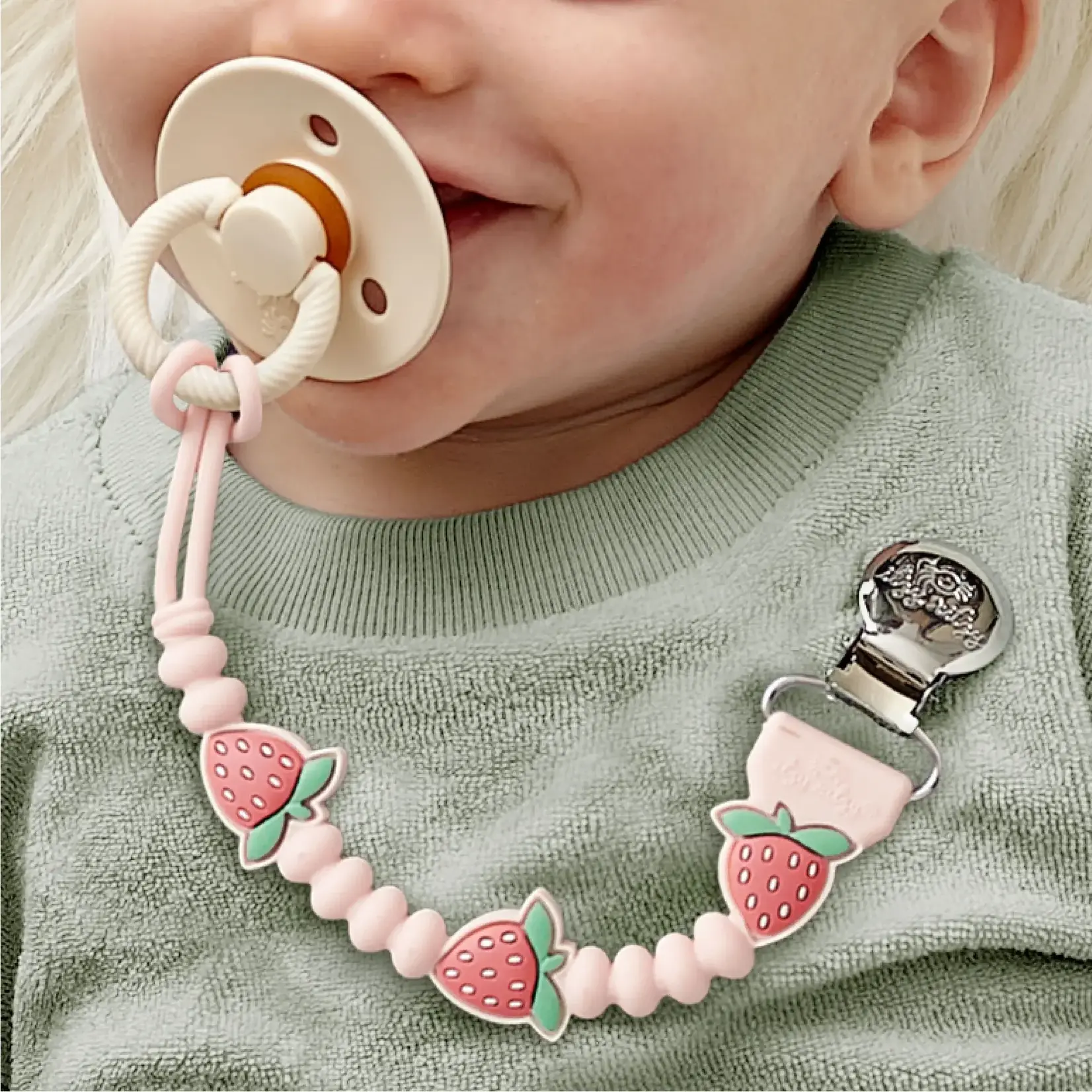 Itzy Ritzy Itzy Ritzy - Sweetie Strap Strawberry