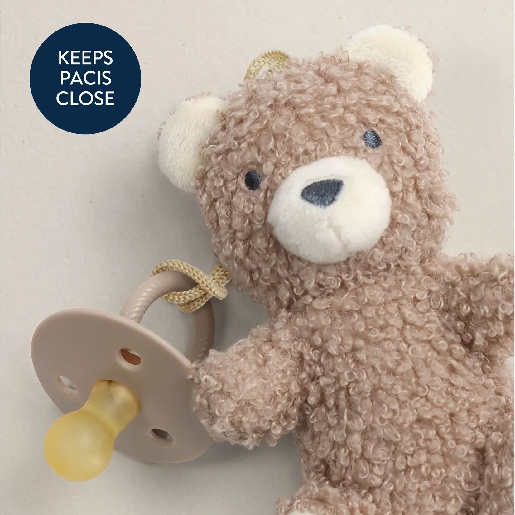 Itzy Ritzy Itzy Ritzy - Ritzy Pal Rubber Pacifier & Plush