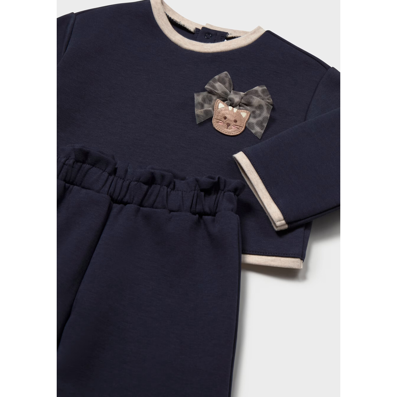 Mayoral Mayoral - Embroidered Sweater + Pants Set (2558)