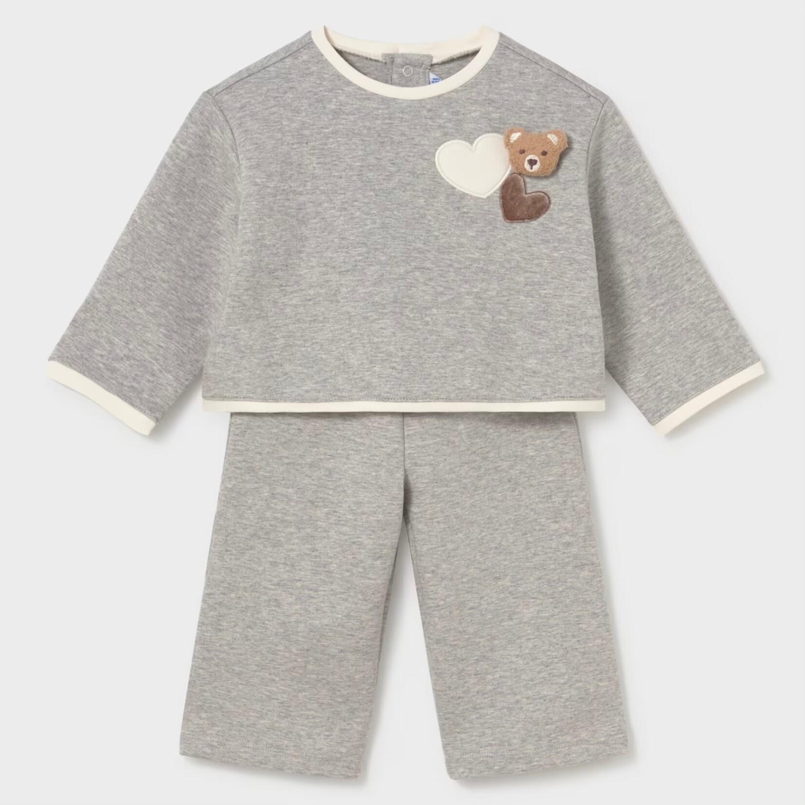 Mayoral Mayoral - Embroidered Sweater + Pants Set (2558)
