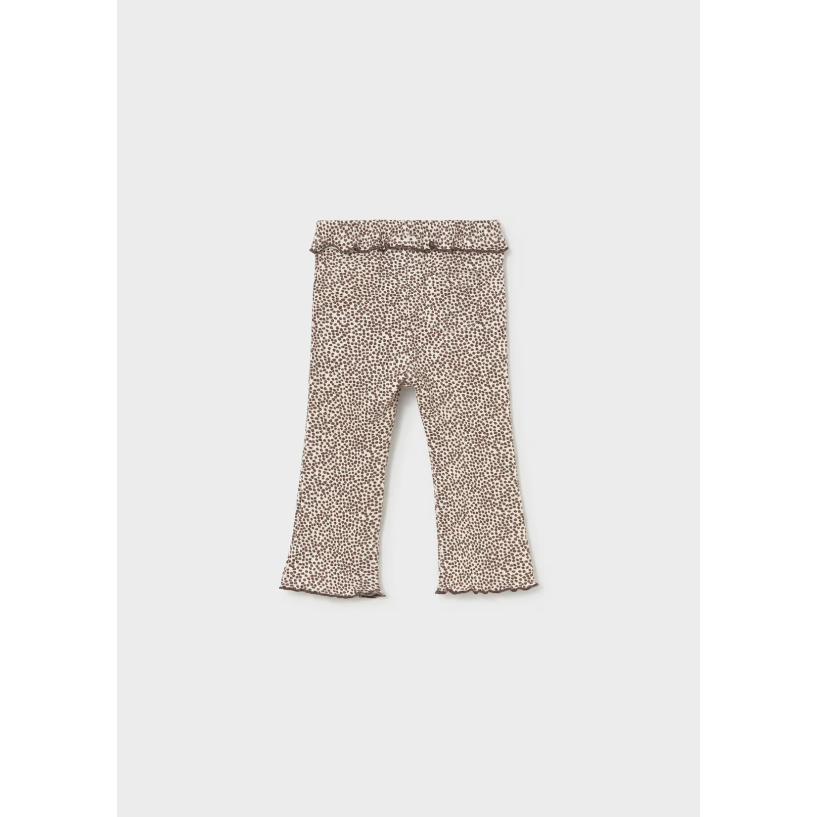 Mayoral Mayoral - Ribbed Flare  Ruffle Leggings (2709)