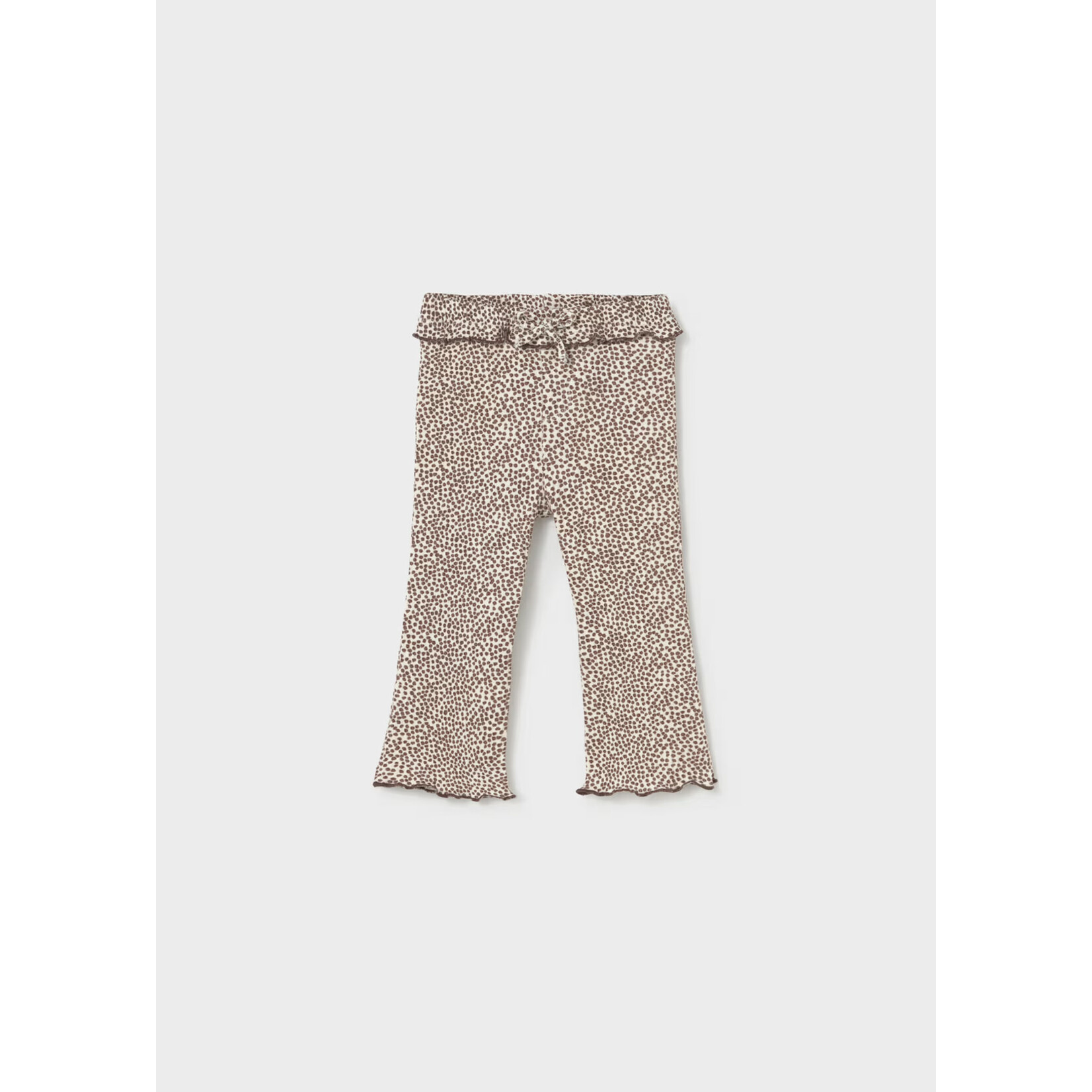Mayoral Mayoral - Ribbed Flare  Ruffle Leggings (2709)