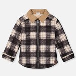 Deux Par Deux Deux Par Deux - Zipped Plaid Jacket