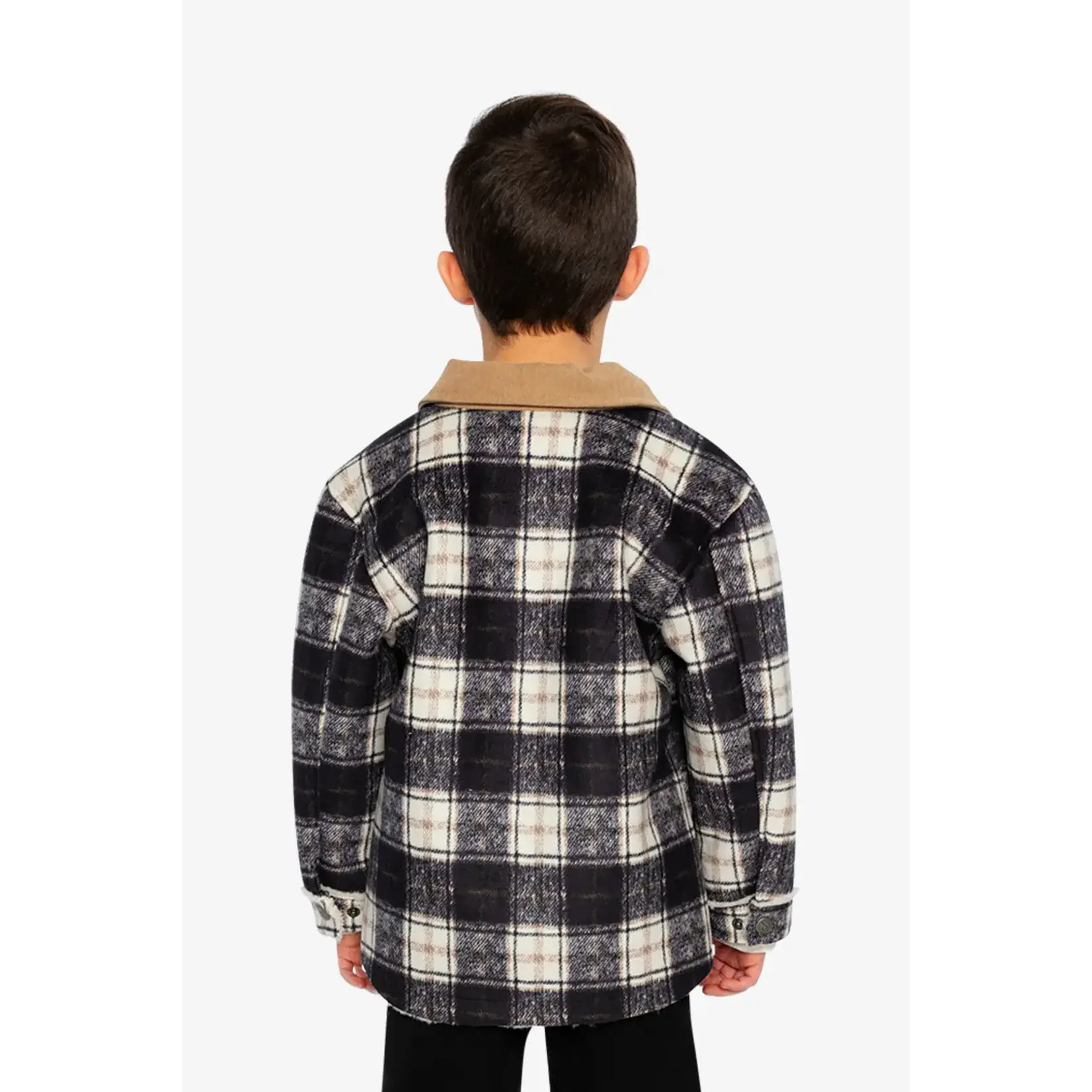 Deux Par Deux Deux Par Deux - Zipped Plaid Jacket