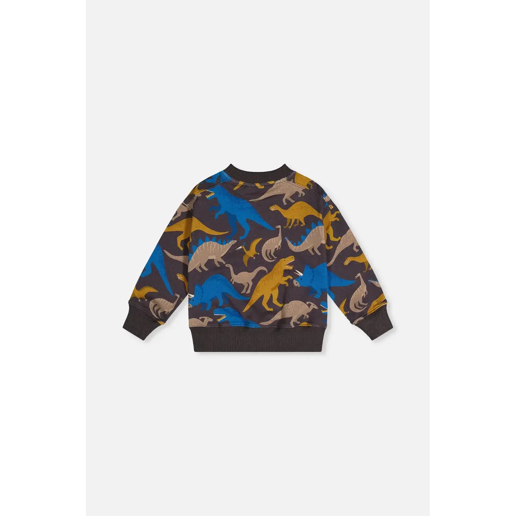 Deux Par Deux Deux Par Deux - Fleece  Dino Sweatshirt