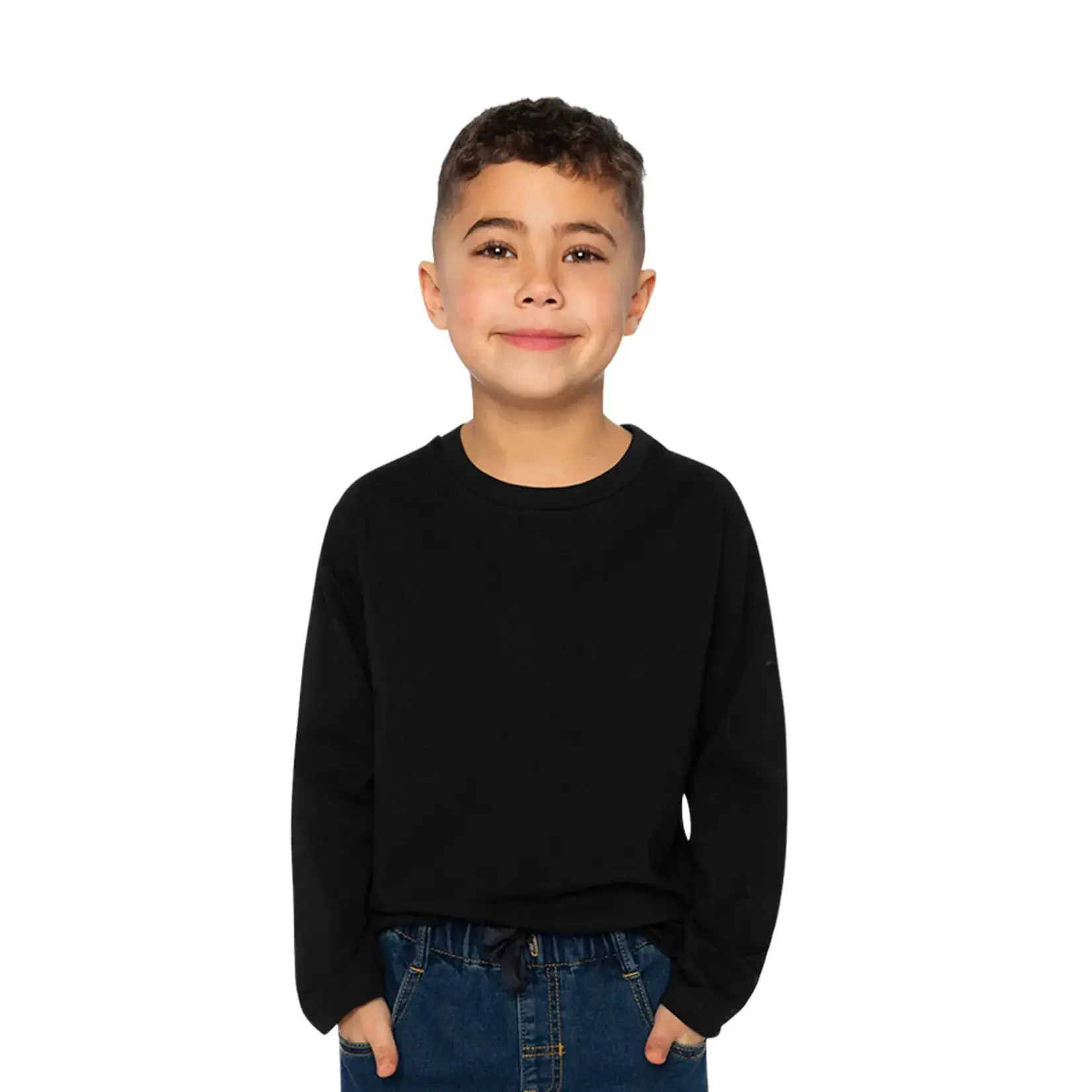 Deux Par Deux Deux Par Deux - Organic Cotton L/S Solid T-Shirt