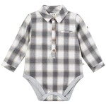 Me & Henry Me & Henry - Jasper Woven Plaid Onesie