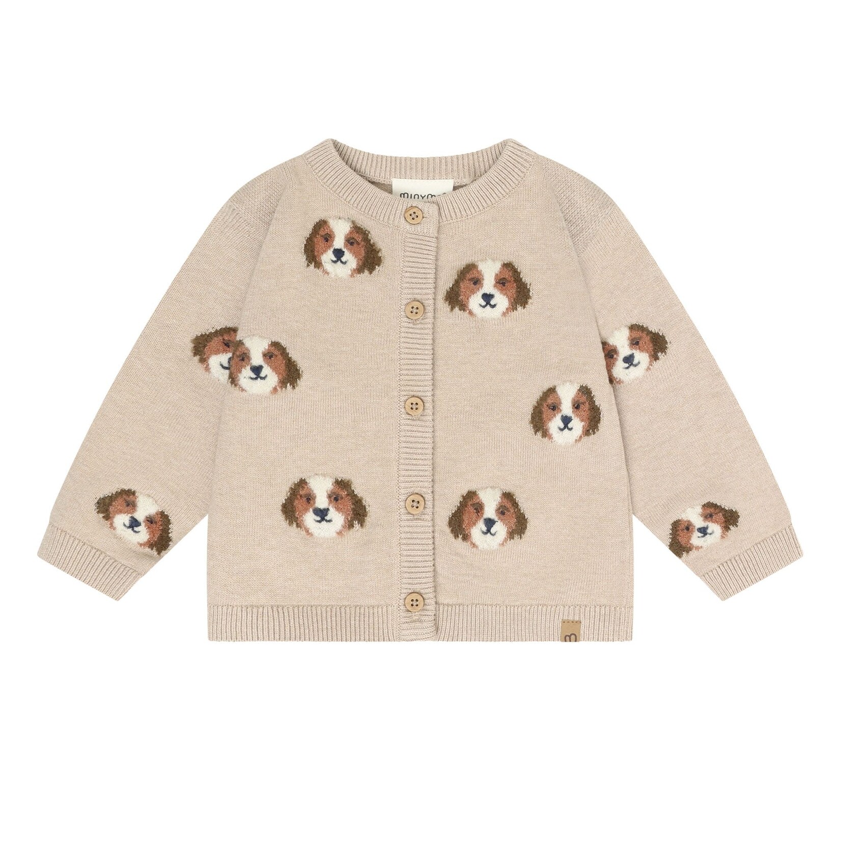 MinyMo MinyMo - Puppy  Knit Cardigan