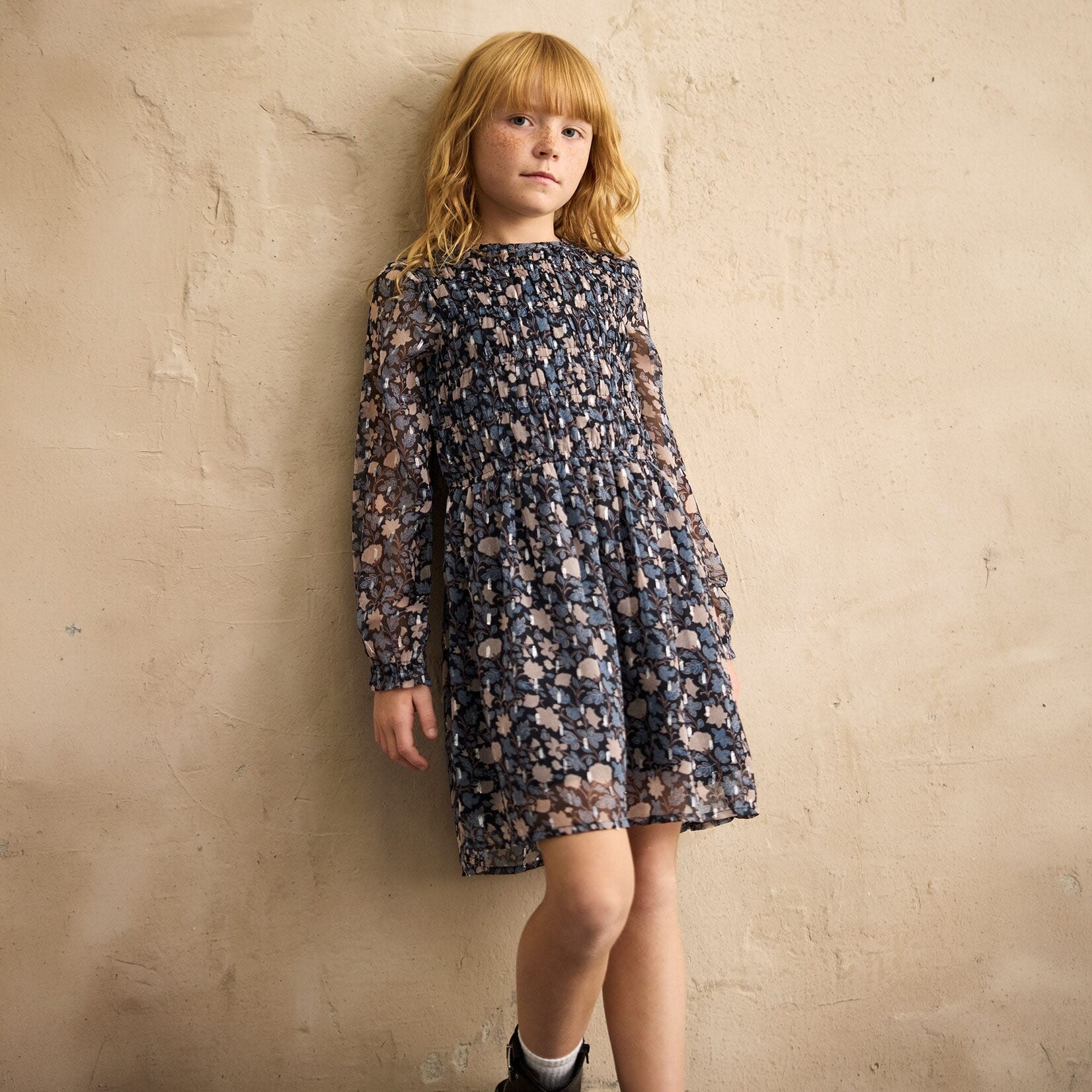 MinyMo MinyMo - L/S Dobby Dress