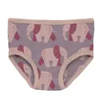 KicKee Pants KicKee Pants - Girl’s Underwear | Lavender Pink Elephants