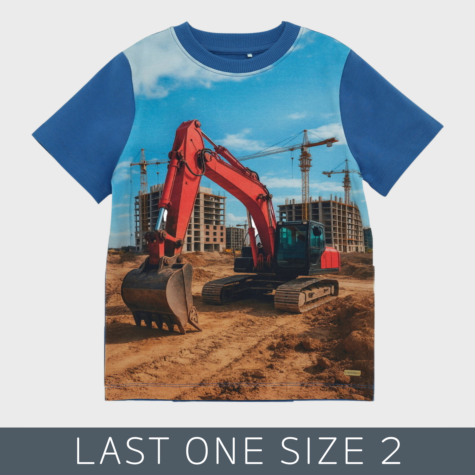 MinyMo Minymo - Red Excavator Tee