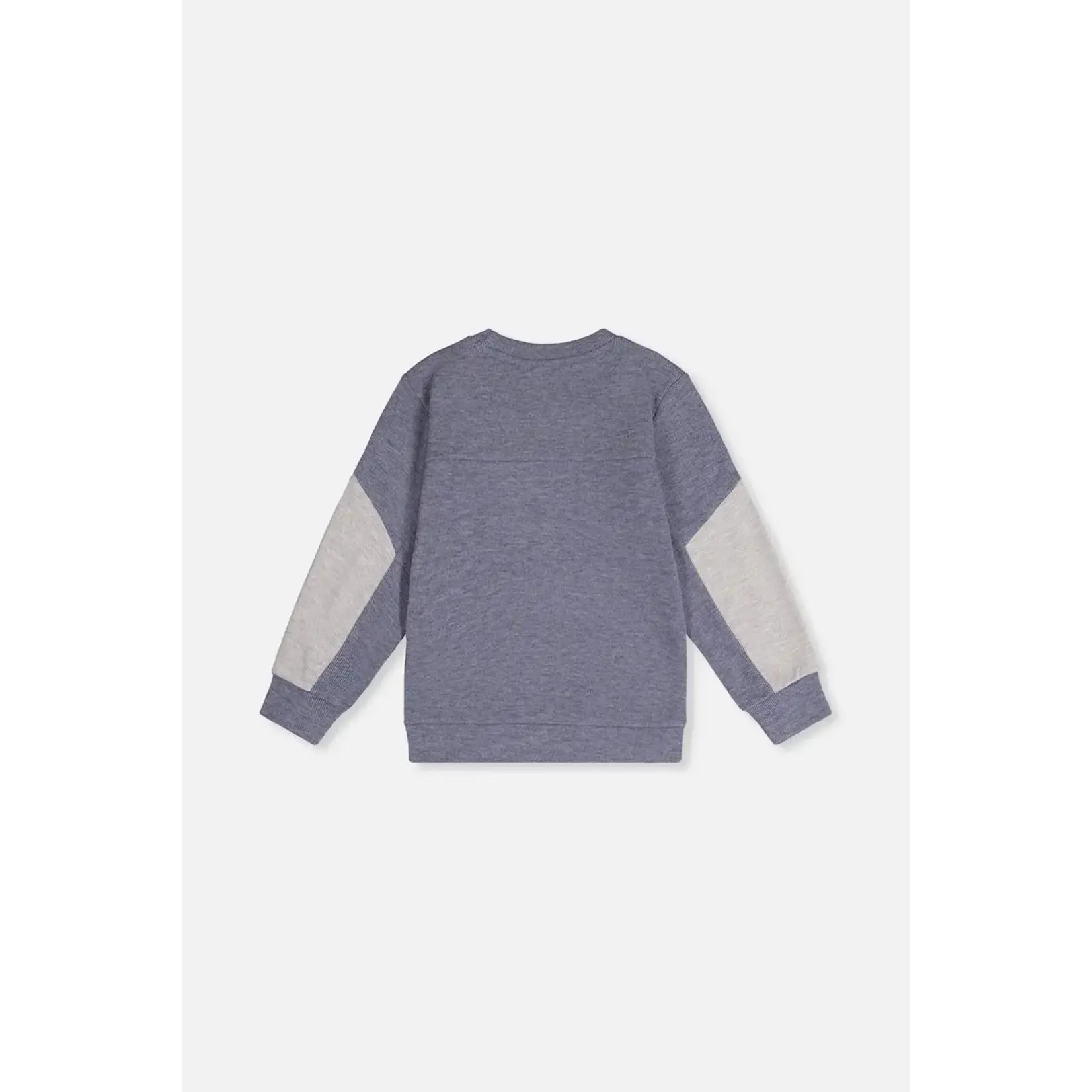 Deux Par Deux Deux Par Deux -Colorblock Brushed Jersey Top With Chest Pocket