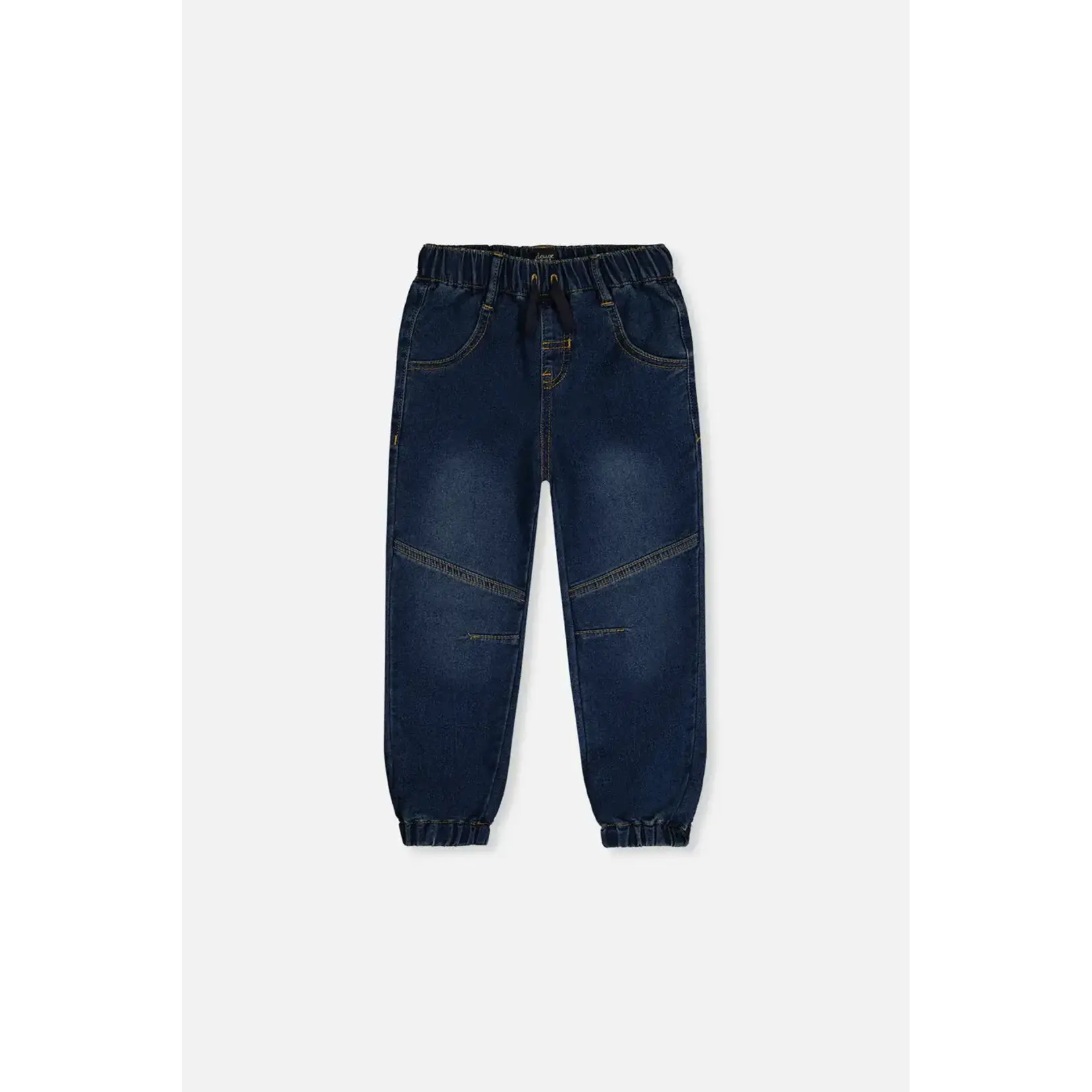 Deux Par Deux Deux Par Deux -French Terry Denim Jogger Pants