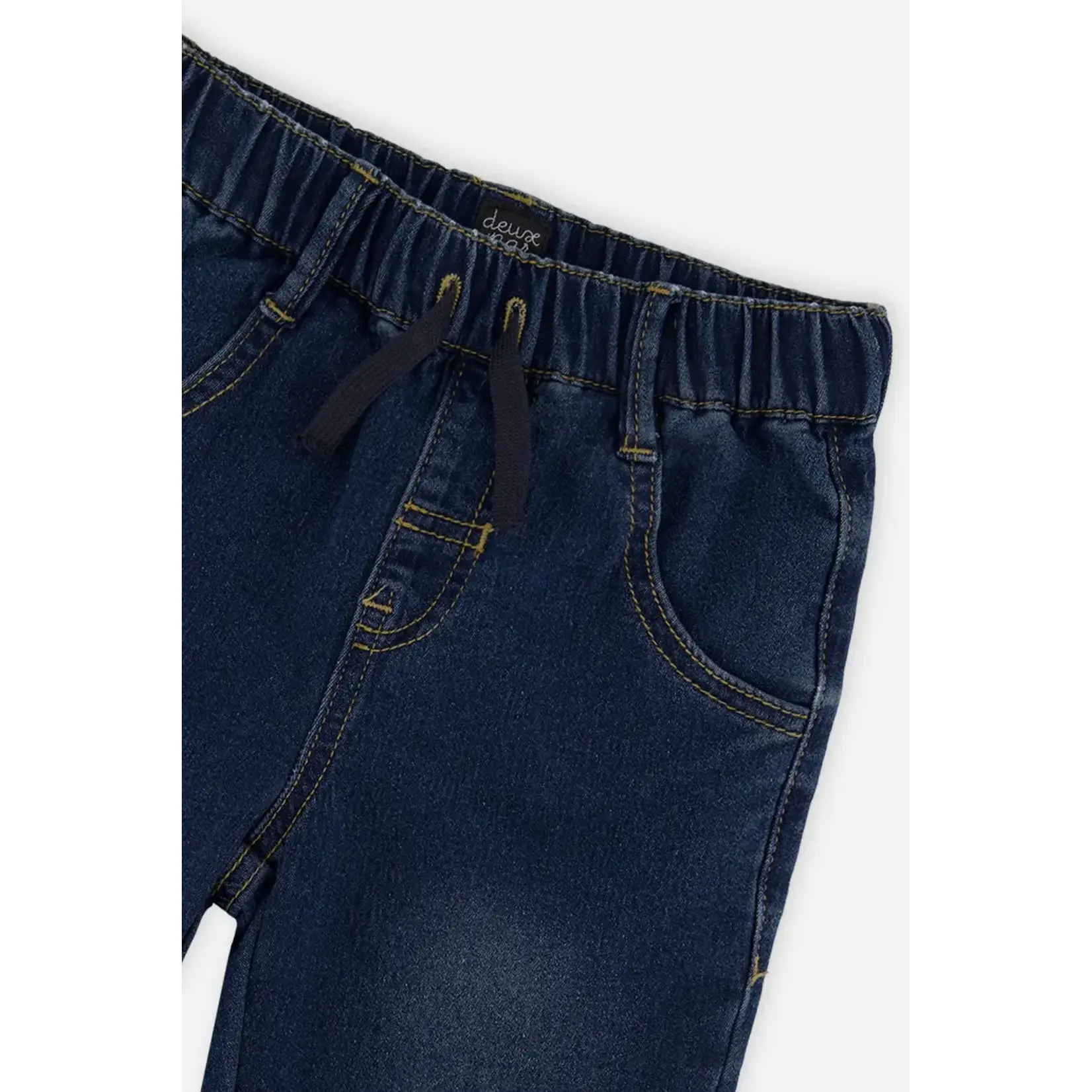 Deux Par Deux Deux Par Deux -French Terry Denim Jogger Pants