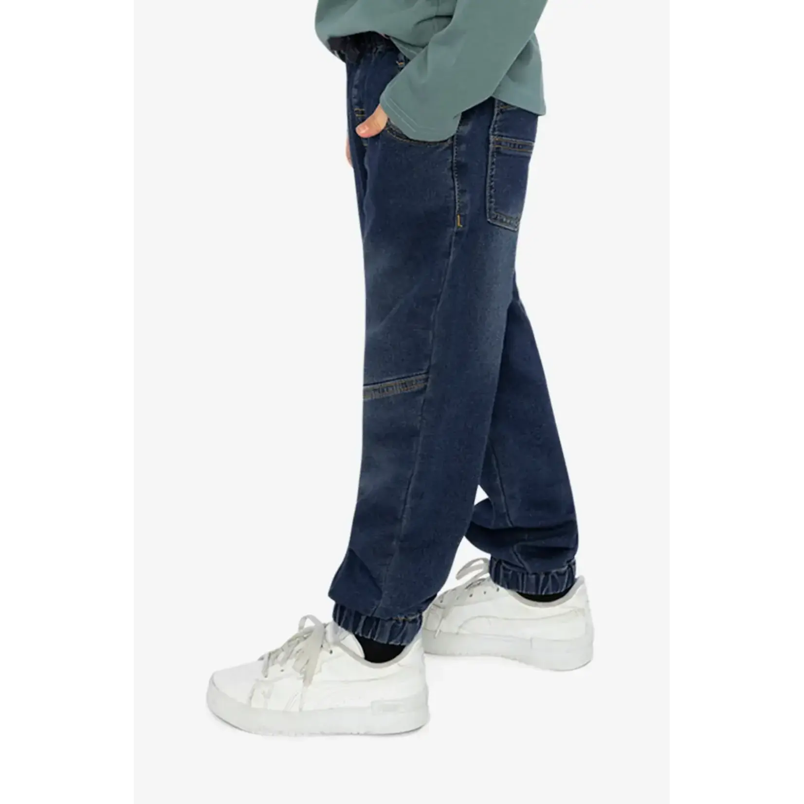 Deux Par Deux Deux Par Deux -French Terry Denim Jogger Pants