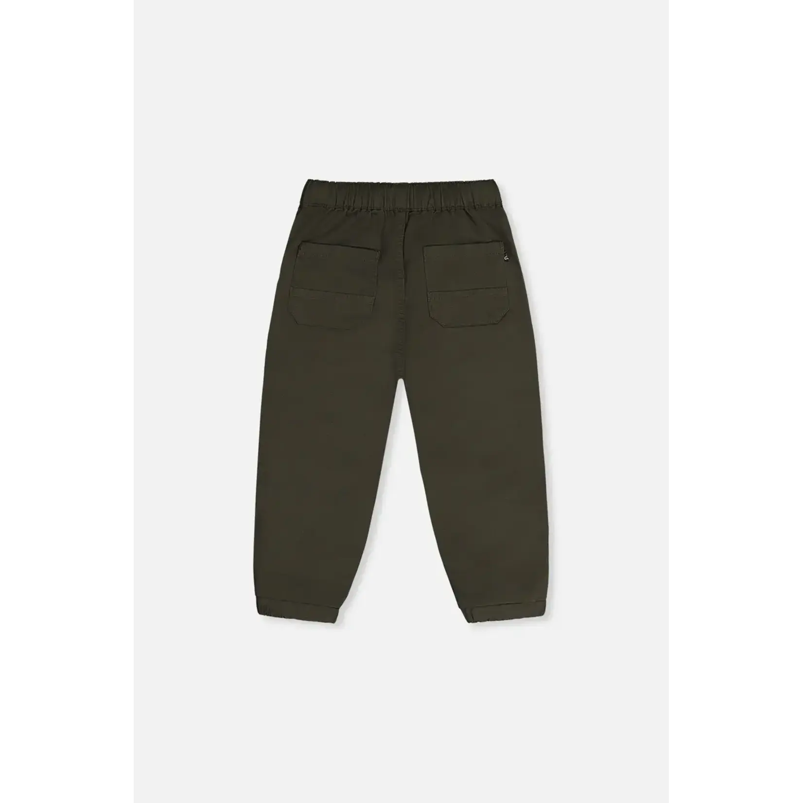 Deux Par Deux Deux Par Deux -Stretch Canvas Jogger With Patch Pockets