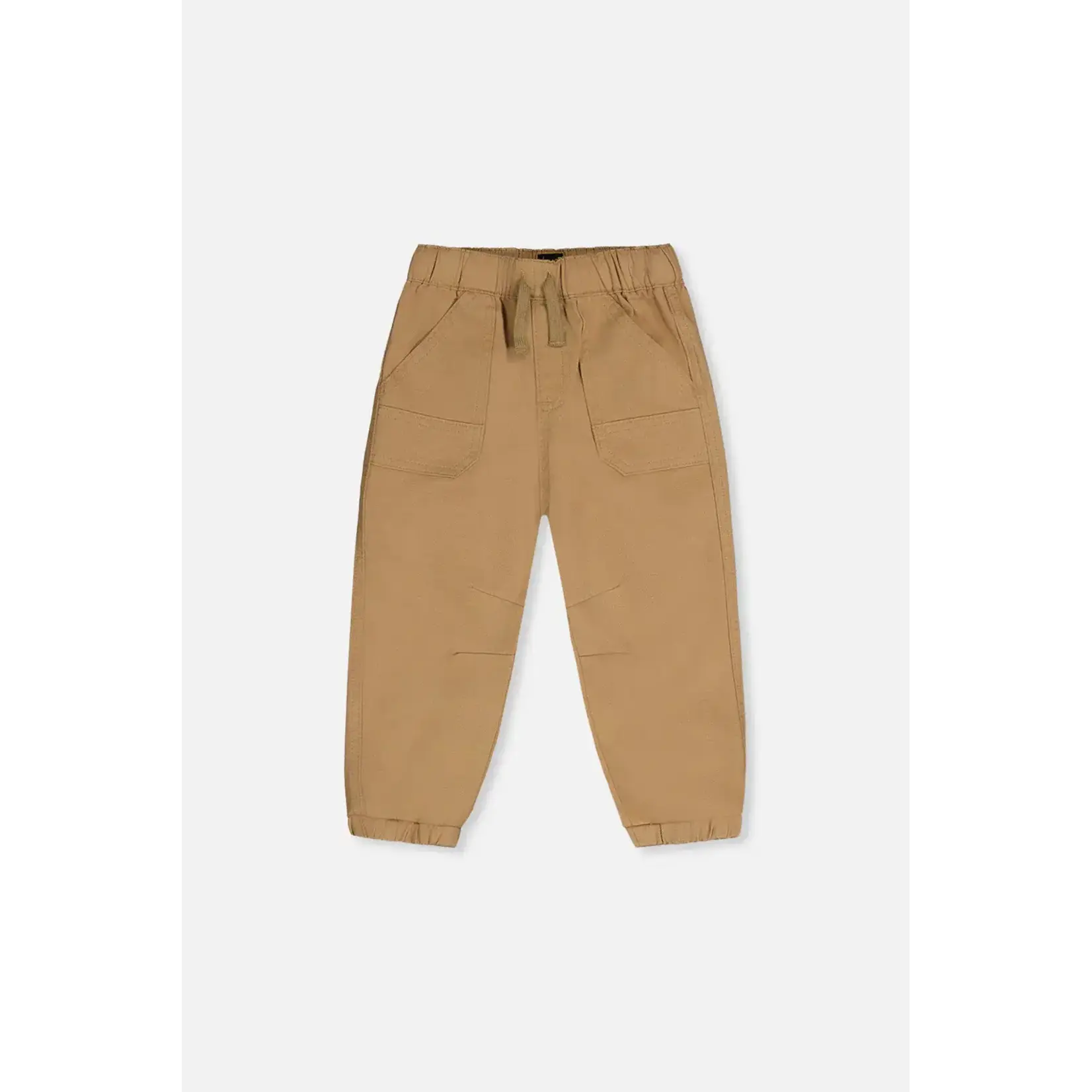 Deux Par Deux Deux Par Deux -Stretch Canvas Jogger With Patch Pockets