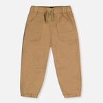Deux Par Deux Deux Par Deux -Stretch Canvas Jogger With Patch Pockets