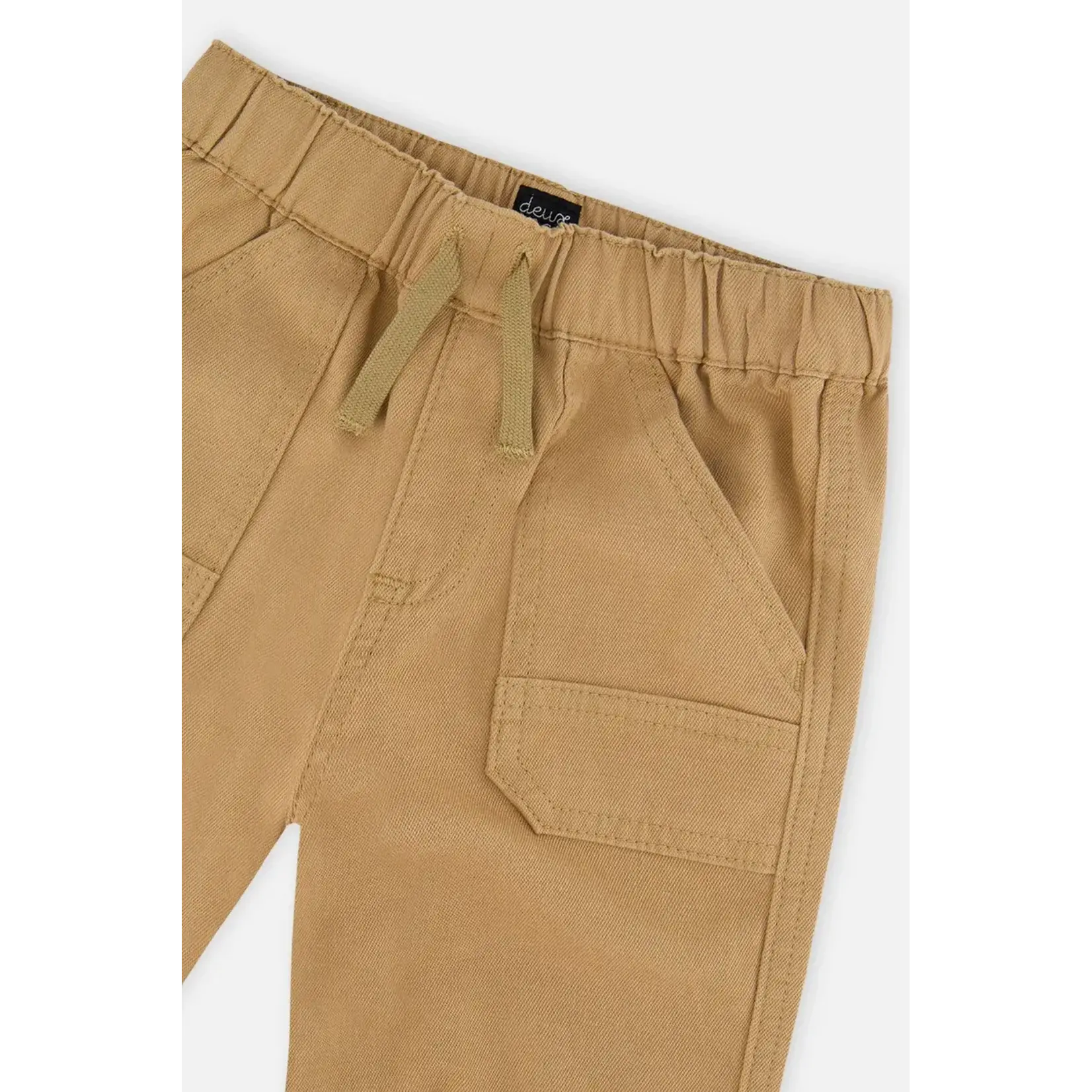 Deux Par Deux Deux Par Deux -Stretch Canvas Jogger With Patch Pockets