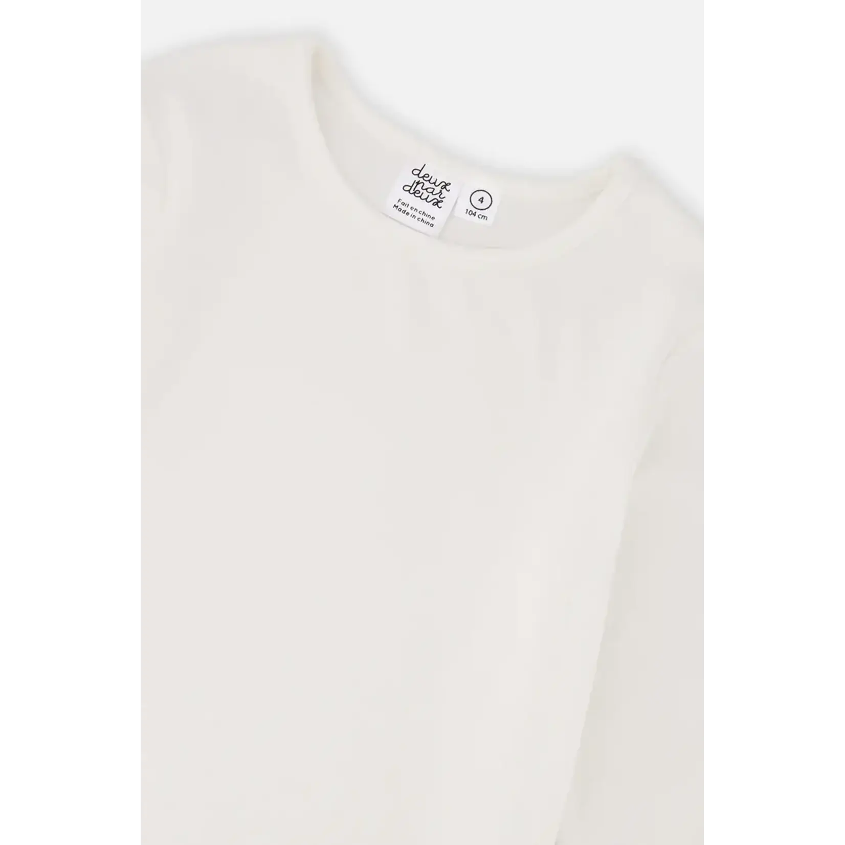 Deux Par Deux Deux Par Deux - Brushed Rib Crew Neck Top