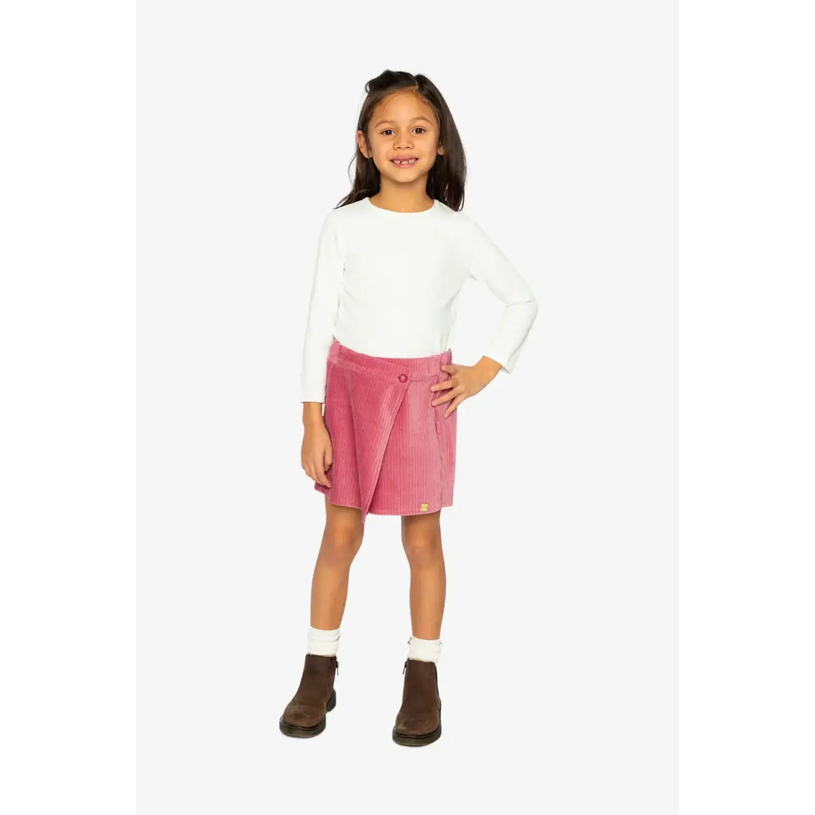Deux Par Deux Deux Par Deux - Brushed Rib Crew Neck Top