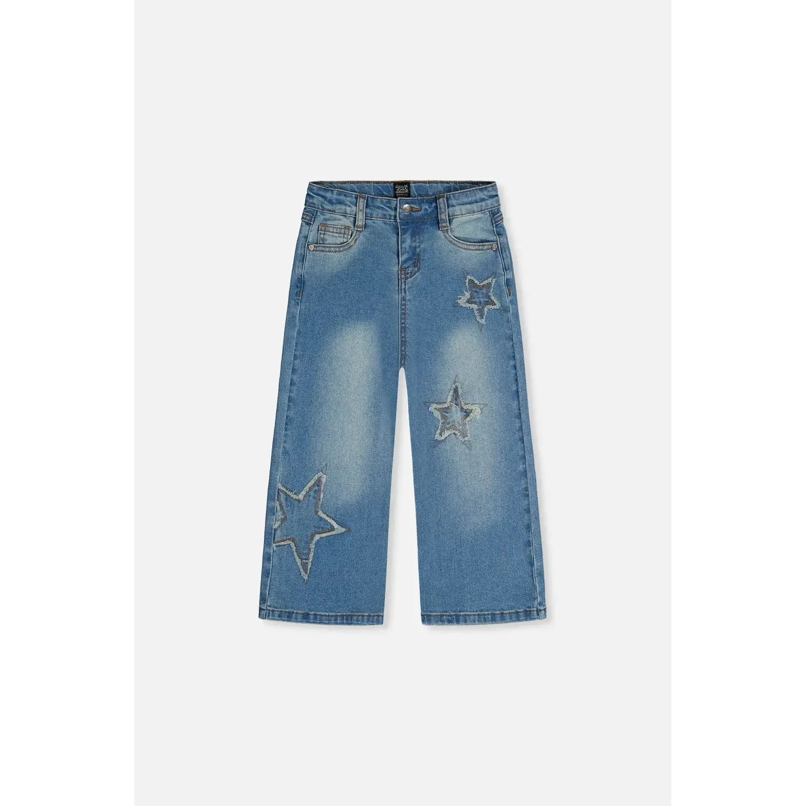 Deux Par Deux Deux Par Deux - Wide Leg Jeans With Stars