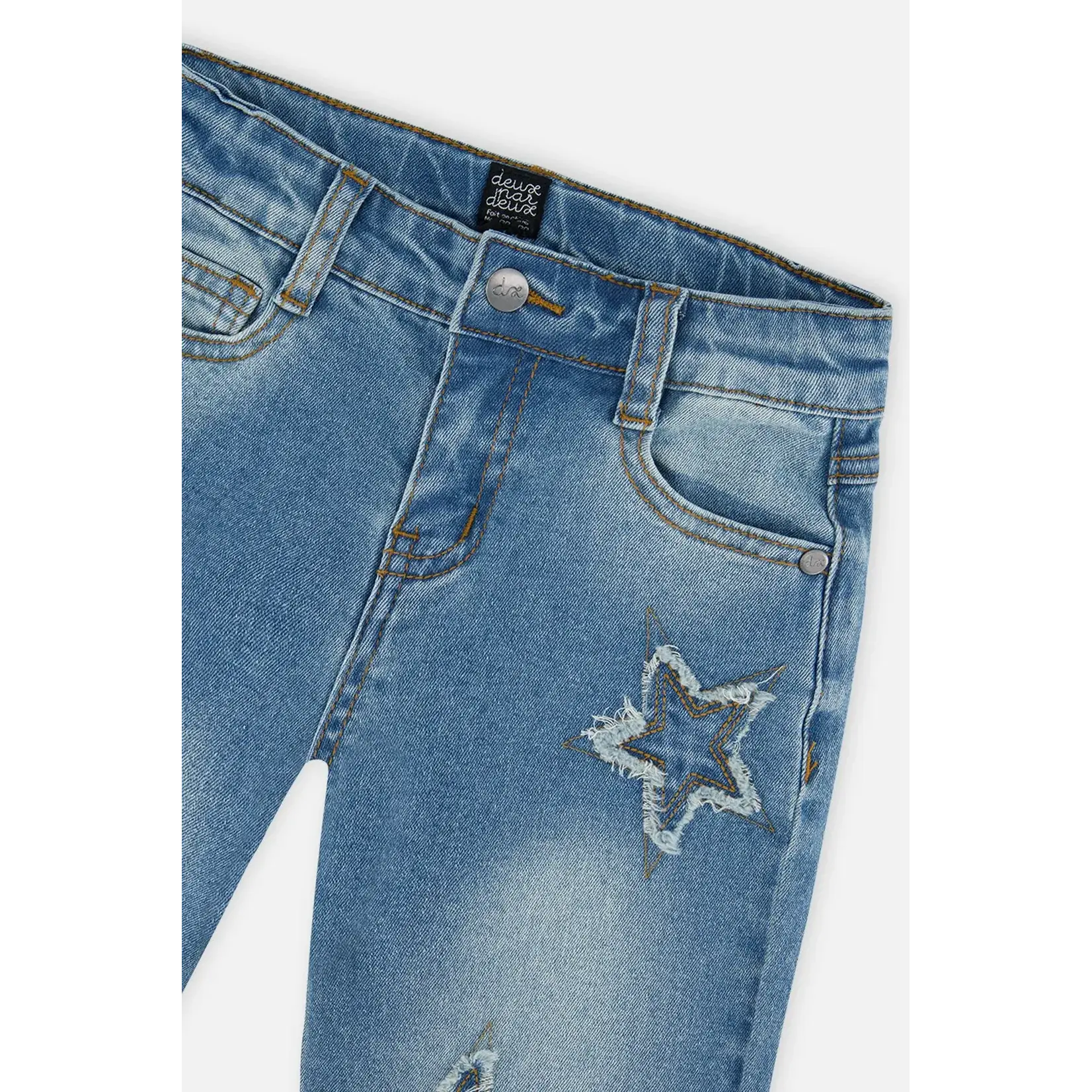Deux Par Deux Deux Par Deux - Wide Leg Jeans With Stars