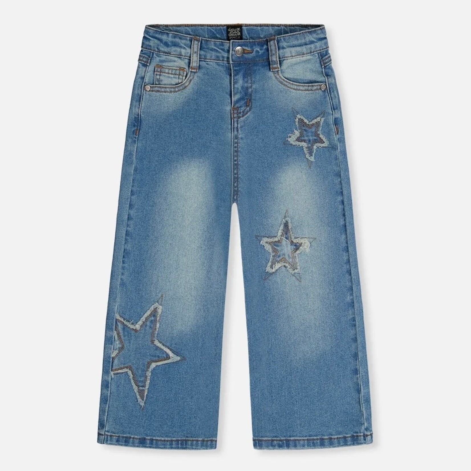 Deux Par Deux Deux Par Deux - Wide Leg Jeans With Stars