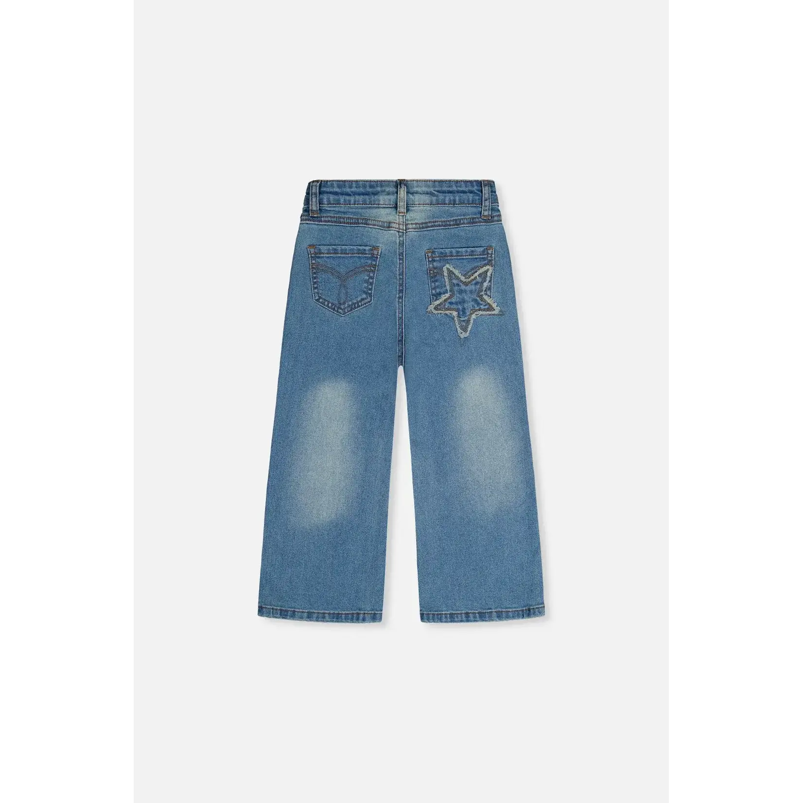 Deux Par Deux Deux Par Deux - Wide Leg Jeans With Stars