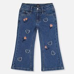 Deux Par Deux Deux Par Deux - Boot Leg Jeans With Embroidey