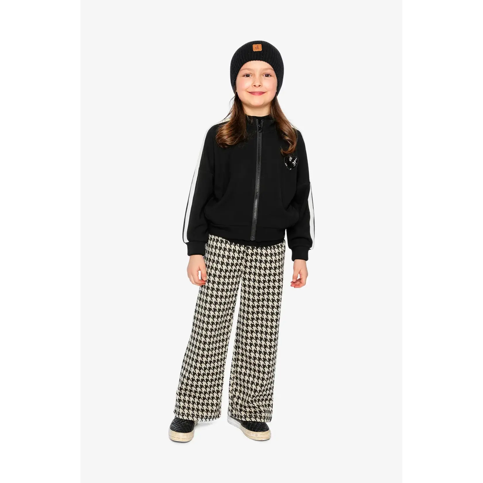 Deux Par Deux Deux Par Deux - Flare Houndstooth Pant