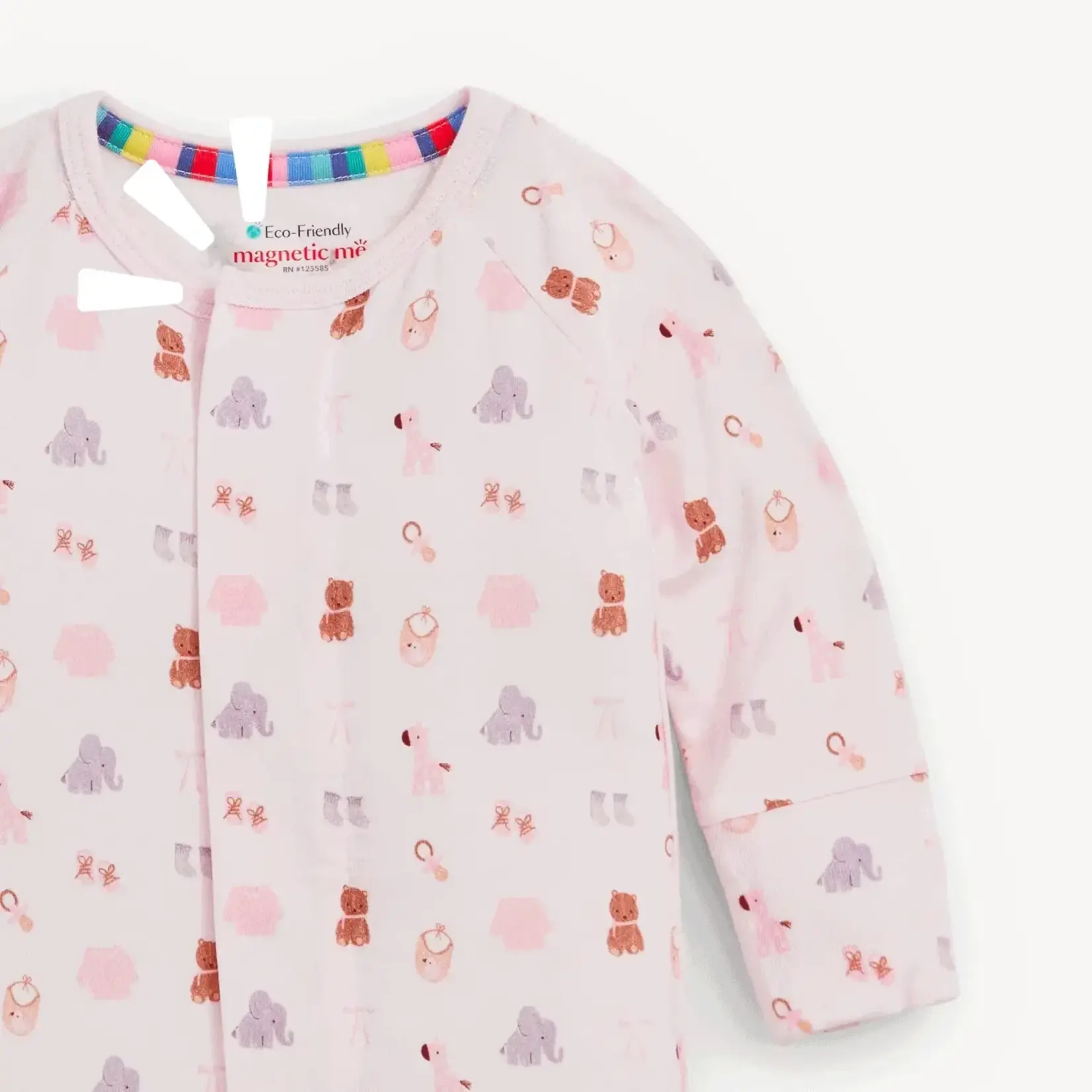 Magnetic Me Magnetic Me - Pink Nursery Nostalgia Footie