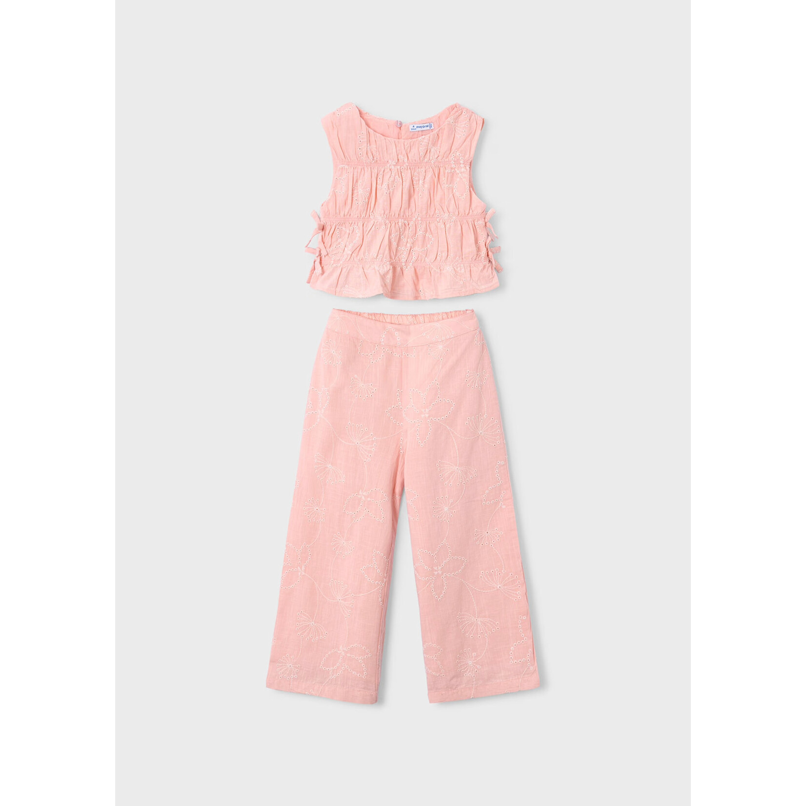 Mayoral Mayoral - Ruched Top & Pant Set (3592)