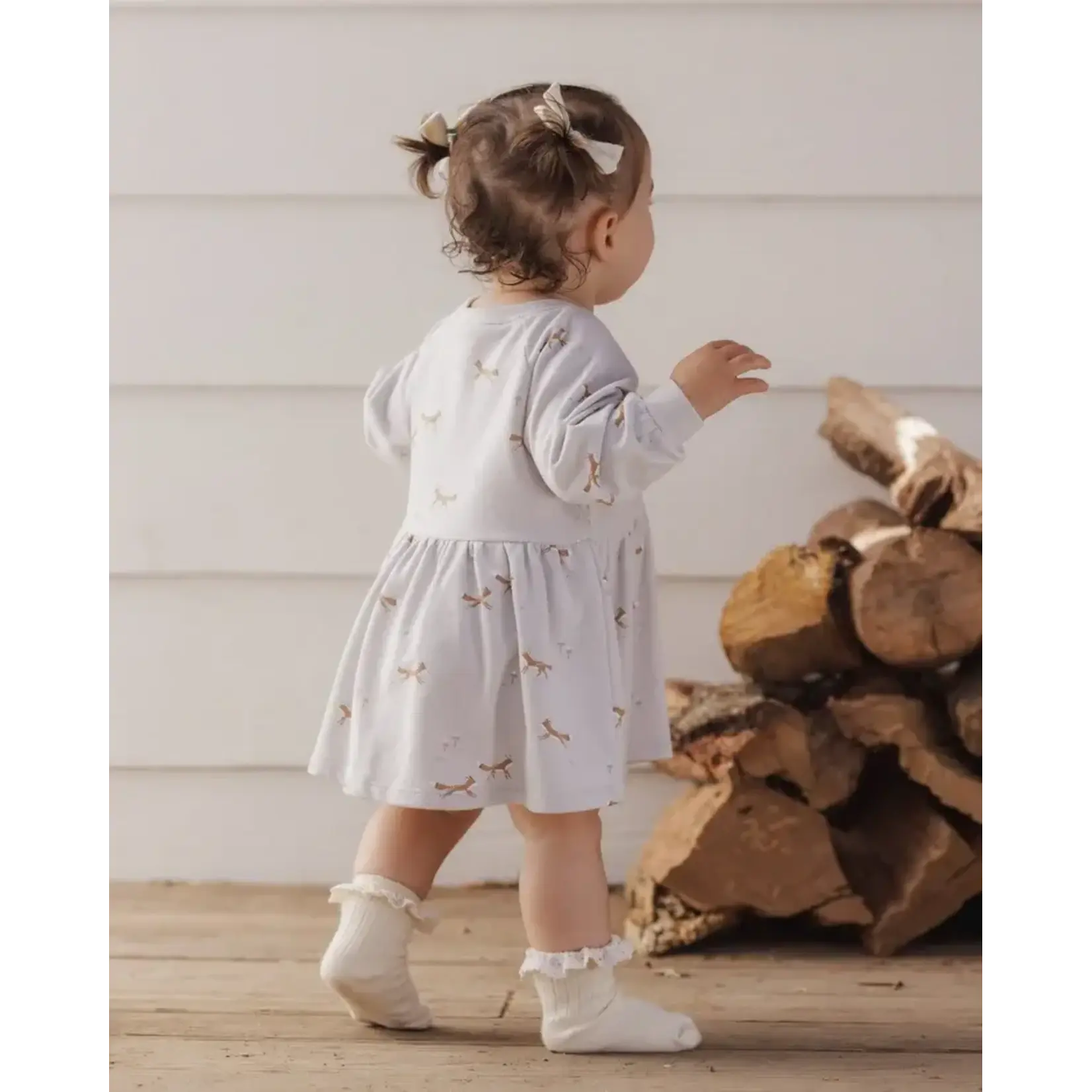 Rylee + Cru Rylee + Cru - Raglan Dress Foxes
