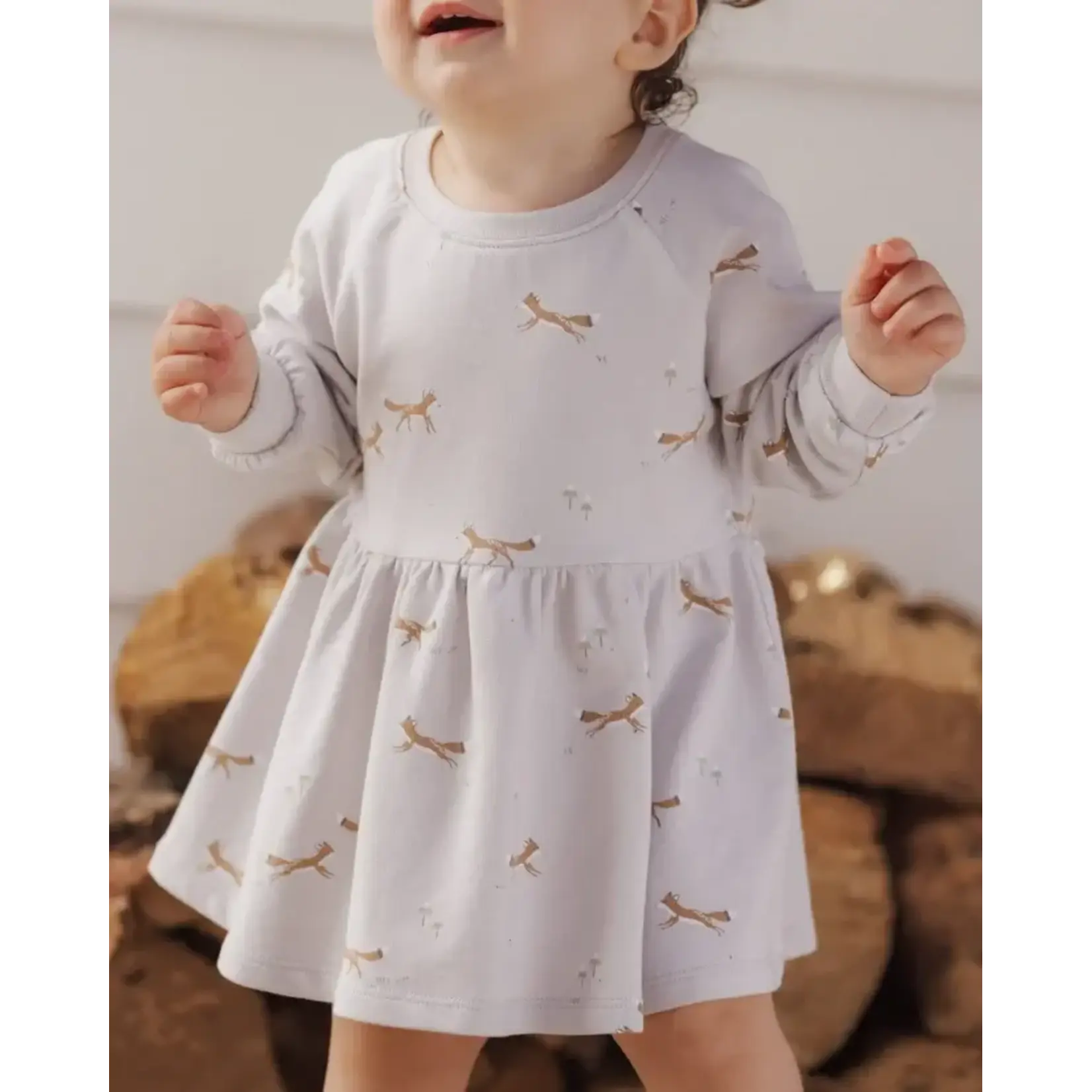 Rylee + Cru Rylee + Cru - Raglan Dress Foxes