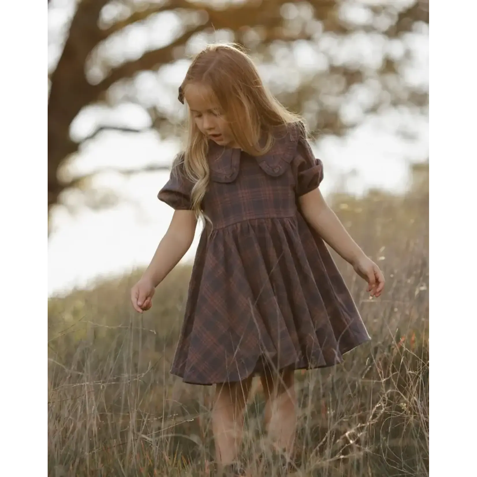 Rylee + Cru Rylee + Cru - Camille Dress Midnight Plaid