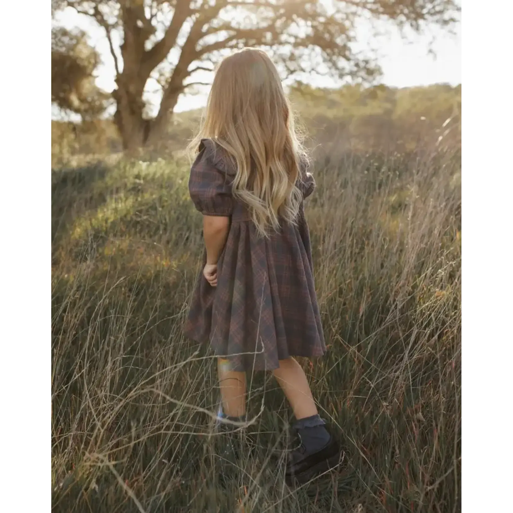 Rylee + Cru Rylee + Cru - Camille Dress Midnight Plaid