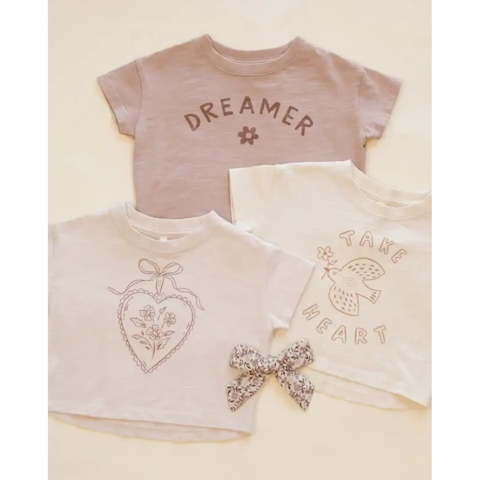 Rylee + Cru Rylee + Cru - Boxy Tee Heart Locket
