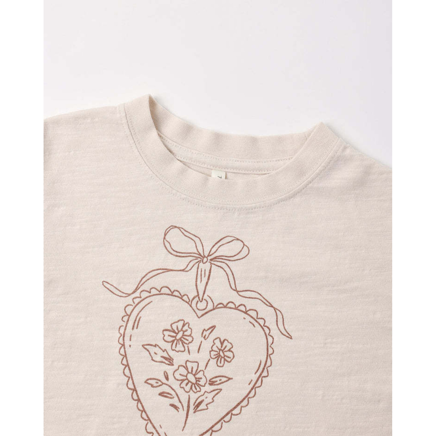 Rylee + Cru Rylee + Cru - Boxy Tee Heart Locket